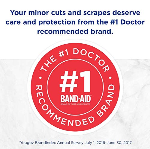 Band-Aid Brand Flexible Fabric Adhesive Bandages for Wound Care & First Aid, Assorted Sizes, 30 Count