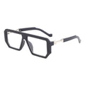 Dervin Square Zero Power Blue Cut Computer Bluelight Blocking Glasses For Men and Women | Anti Glare, Lightweight & Blocks Harmf