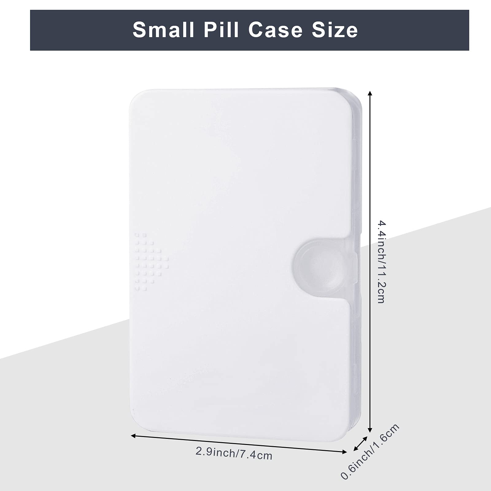 Patelai 6 Pieces Travel Pill Organizer 6 Compartments Portable Pill Case for Pocket Purse Small Drawer Type Medicine Box Vitamin