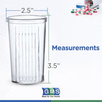 GMS Pill Taker Cup - Makes Swallowing Medium to Large Tablets, Capsules & Pills Easy - Simply Drink Medicines Along with Water -