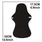 6pcs Resuable Incontinence Pads Resuable Waterproof Resuable Menstrual Pad Sets Including 5Pcs Heavy Flow Menstrual Pads Mama Cl