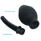 Abyclean Anal Douche Enema Bulb Vaginal Douche Enema Cleaner for Womens or Mans Health (310ml Black)