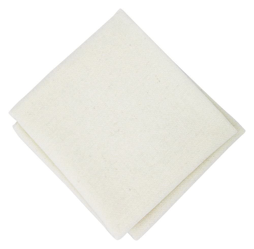 Home Health Wool Flannel - Large Size, 18 x 24 - 100% White Wool, Extra Thick Weave, Unbleached, No Synthetics, For Castor Oil P