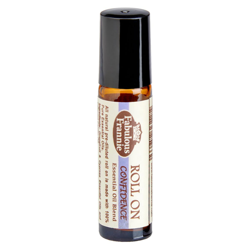 Fabulous Frannie Confidence Essential Oil Blend Roll-On Grapefruit and Cypress Pure Essential Oils and Coconut Carrier Oil 10ml