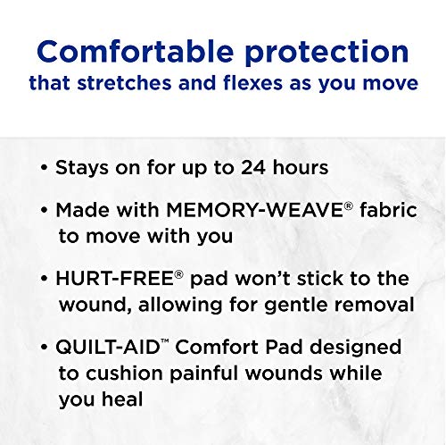 Band-Aid Brand flexible Fabric Adhesive Bandages for Wound Care & First Aid, Extra Large Size, 10 ct