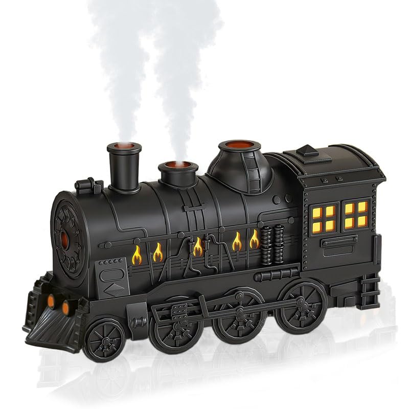Train Diffusers for Essential Oils,300ml Magic Train Diffuser, Large Room Remote Control Aromatherapy Diffuser, Ultrasonic Cool 