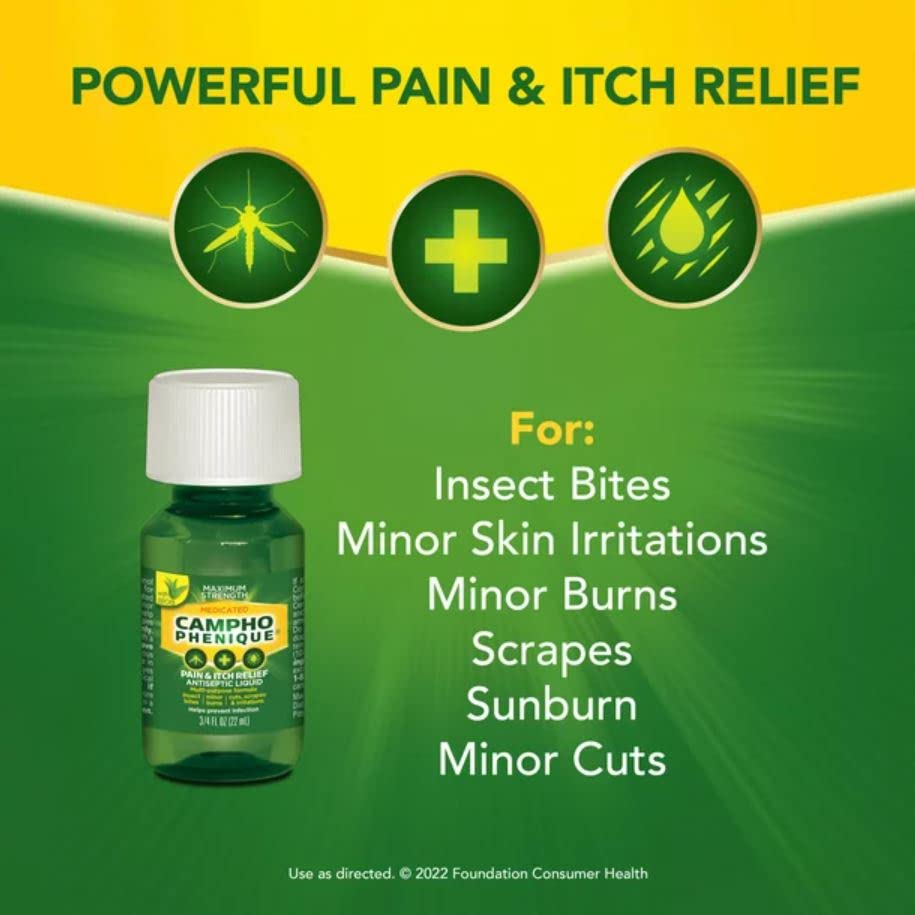 Campho-Phenique Antiseptic Liquid 3/4 oz (Pack of 2)
