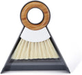 Full Circle Tiny Team Mini Compact Brush & Dustpan Set, Portable Handheld Broom for Quick Cleanups, Ideal for Home, Bathroom, Ki