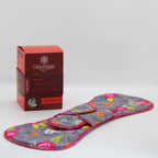 GladRags Reusable Cloth Night Pad (1-Pack) - 100% Cotton Reusable Menstrual Pad, Washable Absorbent Overnight Pad, Heavy Flow Pe
