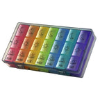 GOGOODA Weekly Pill Organizer 3 Times a Day, Pill Holder Box 7 Day, Daily Pill Organizer Case for Vitamins/Fish Oils/Supplements