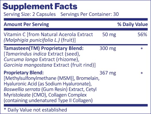 Nordic Healthy Living Joint Food AS SEEN ON TV | Powered by Clinically Studied Tamasteen | Joint Mobility and Comfort with Tripl