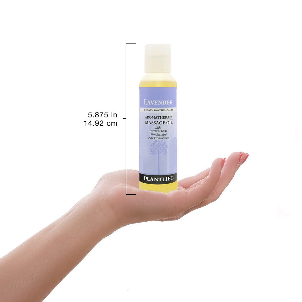 Plantlife Lavender Massage Oil - Absorbs Deeply into The Skin and is Circulated Throughout, Providing Optimum Benefit to The Min