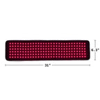 Fringe Red Light Therapy Extra Long Wrap, Wireless, Both Red Light 660nm and Infrared Light 850nm, 360 LED Lights, Sports Recove