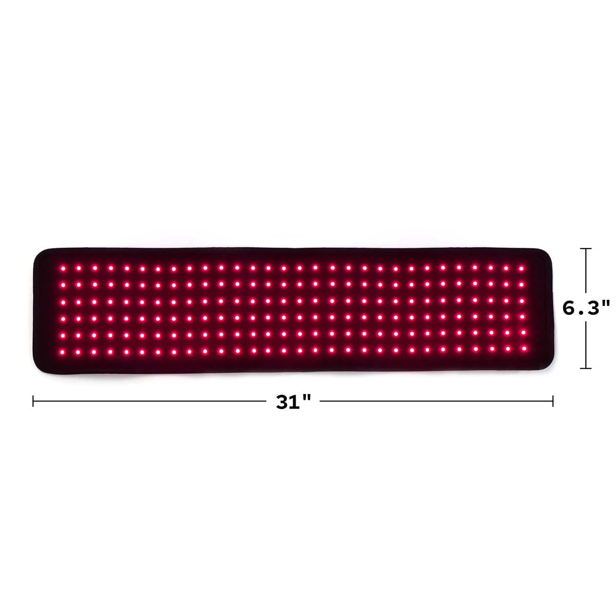 Fringe Red Light Therapy Extra Long Wrap, Wireless, Both Red Light 660nm and Infrared Light 850nm, 360 LED Lights, Sports Recove