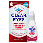 Clear Eyes Maximum Strength Redness Relief Eye Drops, 2 Count