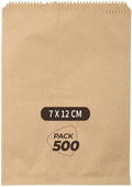 VAAIMAI Brown Kraft Paper Covers 7x12cm for Medical | Pharmacy Hospital  Biodegradable | Tablet Medicine Packaging Bags | Produ