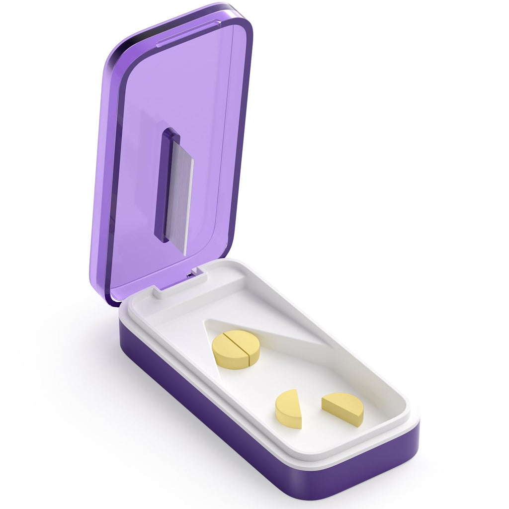 SevenYing Pill Cutter for Large or Small Pills, Pill Splitters for Pills/Supplement/Medication