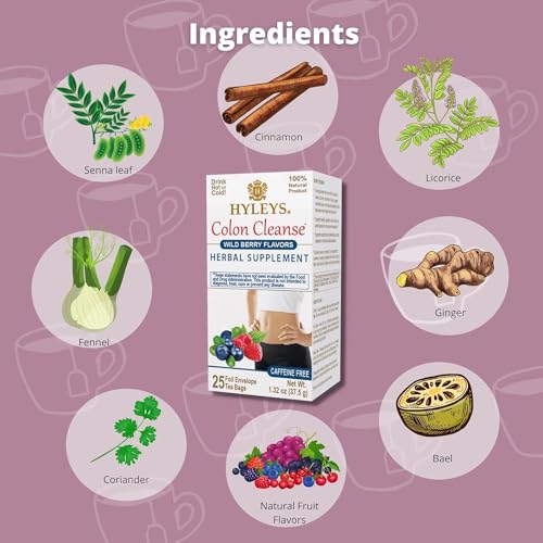 Hyleys Colon Cleanse Wild Berries (12 Pack)