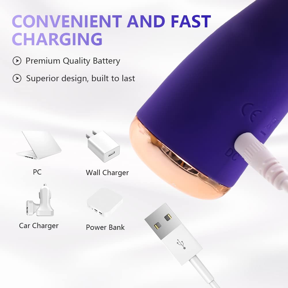 New Back Muscle Massager Realistic Massage Vibrating Tool for Women Waterproof Rechargeable TMD21
