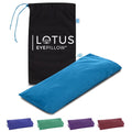 Lotus Weighted Lavender Eye Pillow - Aromatherapy Eye Mask for Meditation, Yoga & Relaxation - Natural Self-Care Gift for Women 
