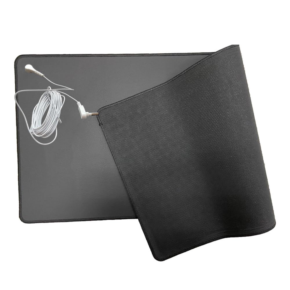 Grounding Mat for Improved Sleep, Reduced Anxiety, Pain, Headache Relief, Health Balance. Grounded Therapy. Connect to Earth Whi