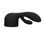 Bodywand Rabbit Wand Silicone Attachment, Black