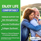 HemRid Plus Advanced Herbal Comfort Formula - 90 Veggie Capsules for Enhanced Comfort & Wellness, Featuring Horse Chestnut, Witc