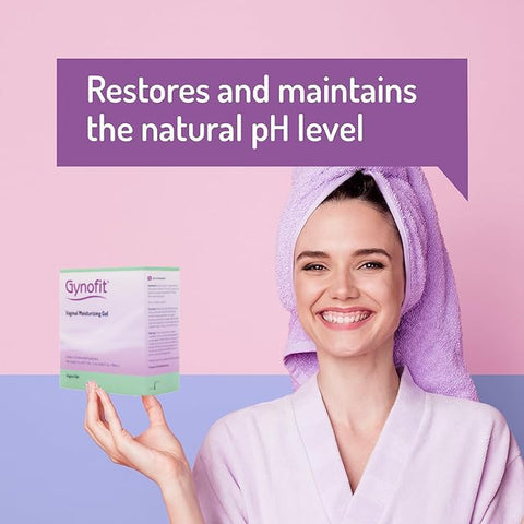 Gynofit Moisturizing Vaginal Gel - Relief from Vaginal Dryness - improving Vaginal Flora for Ease & Comfort - Hygienic Applicato