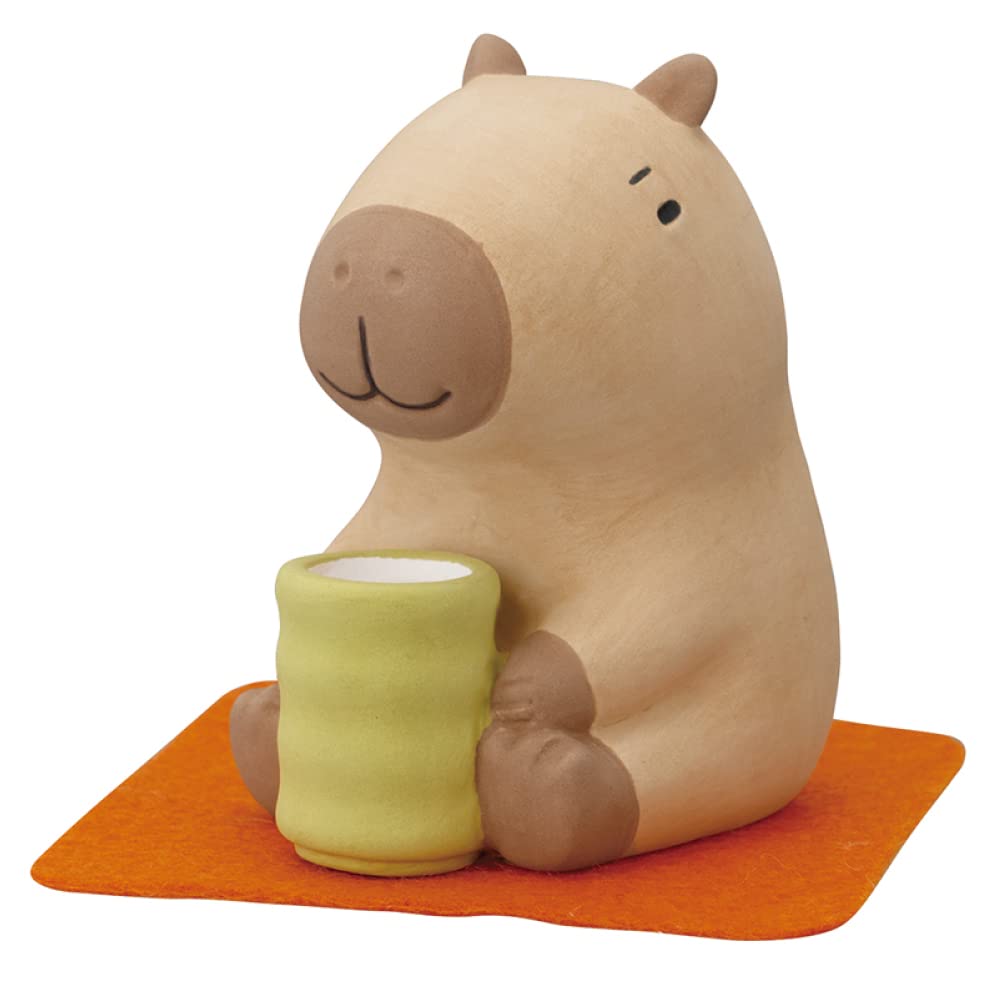 Stone Diffuser Tea-Drinking Animals [ Designed in Japan] Non Electric Passive Diffuser for Essential Oil and Aromatherapy (Ceram