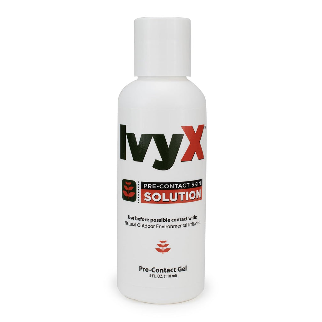 CoreTex Ivy X Pre-Contact Poison Ivy Protection Gel - 4oz Bottle of USA-Made Barrier Gel to Help Prevent Itchy Rashes - Also Wor