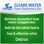 Debrox Swimmer's Ear Drying Drops for Adults & Kids, 1 Fl oz. (Pack of 4)