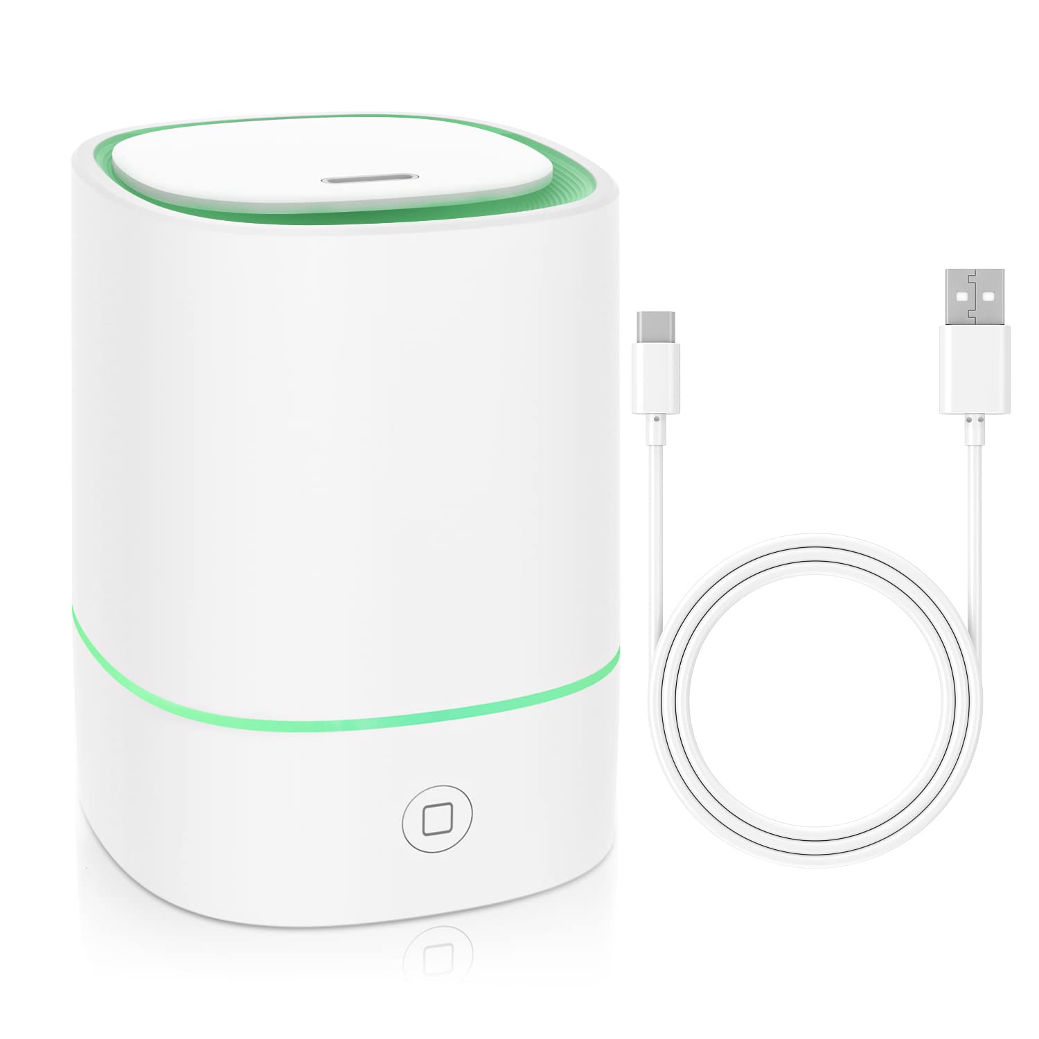 Essential Oil Diffusers for Home, 150ml Aroma Humidifier for Office, Water Shortage Protection, 7 Color LED Lights White Scent M