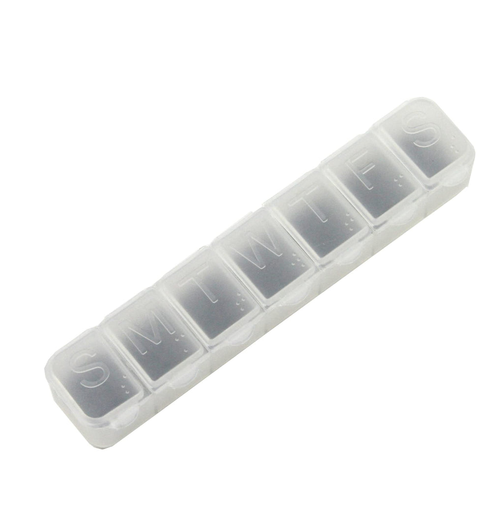 Chef Craft Pill Organizer, Clear, 4-Pack