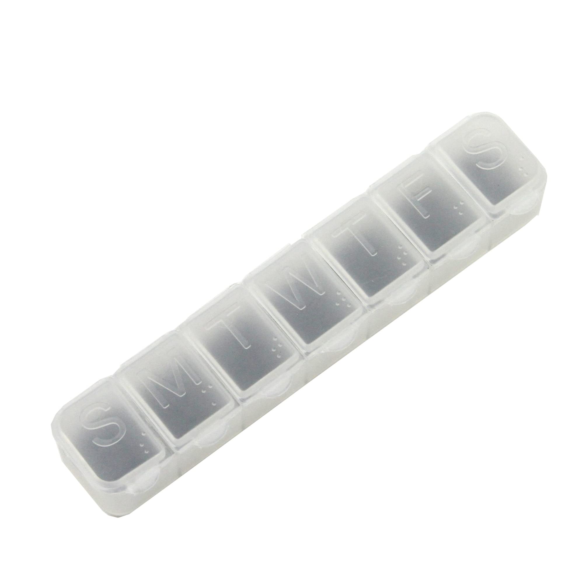 Chef Craft Pill Organizer, Clear, 4-Pack