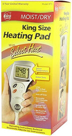 Cara Heating Pad Moist/Dry King Size With Select Heat 1 Each (Pack of 4)