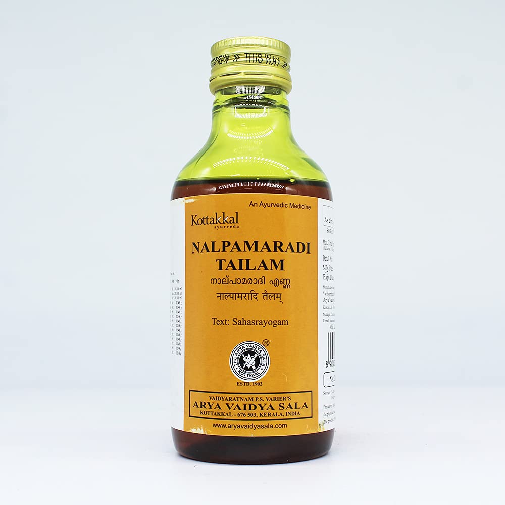 Nalpamaradi Tailam200Ml, (Pack Of 1), Of Arya Vaidya Sala Kottakkal And Get Golden Oldie Herbs, Sukanthi Pills1Gm