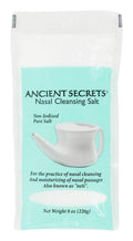 Ancient Secrets Nasal Cleansing Salt Bag 8 oz
