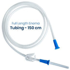 HealthAndYoga Replacement Enema Tubing - Super Economical, Hygienic, Medical Grade PVC - 1.5 Meter with Hose Clamp and Nozzle -