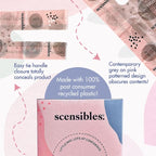 Scensibles Personal Care Disposal Bags (50 Count) - For Tampons, Pads, Liners, Condoms & More - Discreet, Hygienic & Odor-Reduci