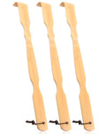 Renook Wooden Bamboo Back Scratcher, 17 Natural Handmade Back Scratchers for Men and Women, New Upgraded Long Handle Back Massag