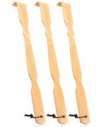 Renook Wooden Bamboo Back Scratcher, 17 Natural Handmade Back Scratchers for Men and Women, New Upgraded Long Handle Back Massag