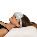 Oscar Home Lavender Eye Pillow For Relaxation, Yoga, Sleeping, Weighted Eye Mask Heated For Headache, Sinus, Dry Eyes Relief, Mo