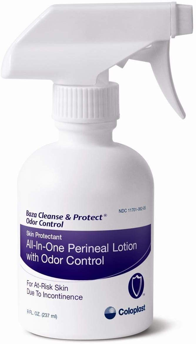 Baza Cleanse and Protect with Odor Control Perineal Wash 8 oz. Pump Bottle Scented 7725, 1Ct