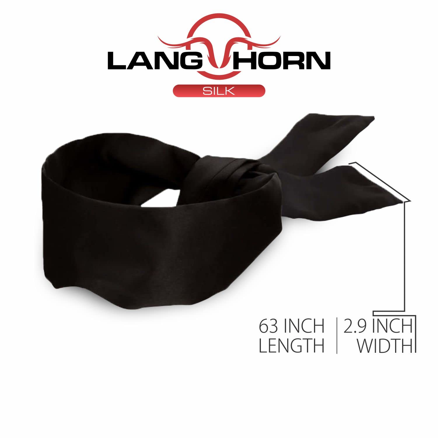 Lang Horn 2 pcs Silk Satin Blindfold Eye Mask Sleep Mask Soft Satin Eye Cover Silk Sleeping mask Valentine Gift 155cm / 62    (2