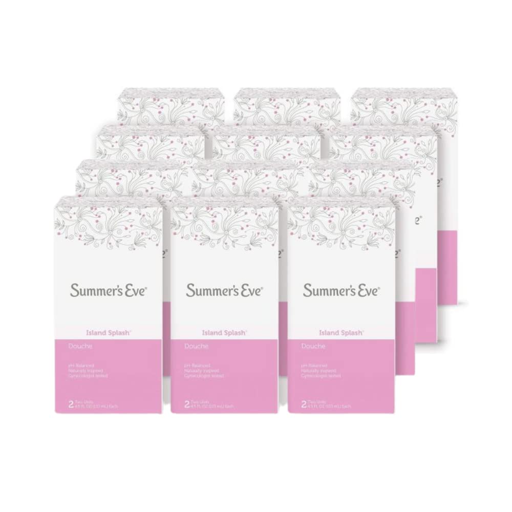 Summer's Eve Douche, Island Splash, 2 Units, 4.5 oz Each (Pack of 12)