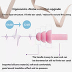 Ear Plugs, Reusable Earplugs for Sleeping Noise Cancelling - Super Soft, Silicone Ear Plug for Sleeping 8 Pairs, Swimming, Snori