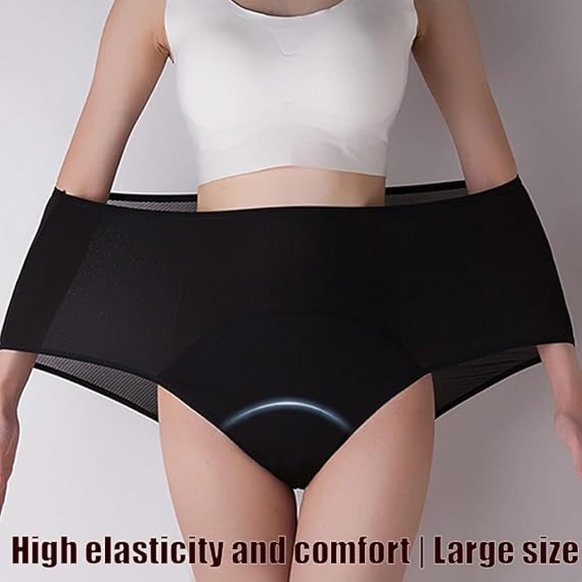IDCWZL Leakproof Panties for Women Over 60 Leak Proof Ladies Underwear with Incontinence Comfortable(4pc-d,5X-Large)