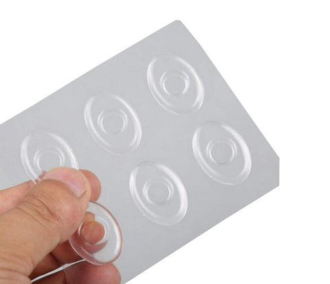 vipolish 6 Sheets 36PCS Silicone Round Cushion Pads Clear Bunion Protector Pads Waterproof Gel Callus Pads