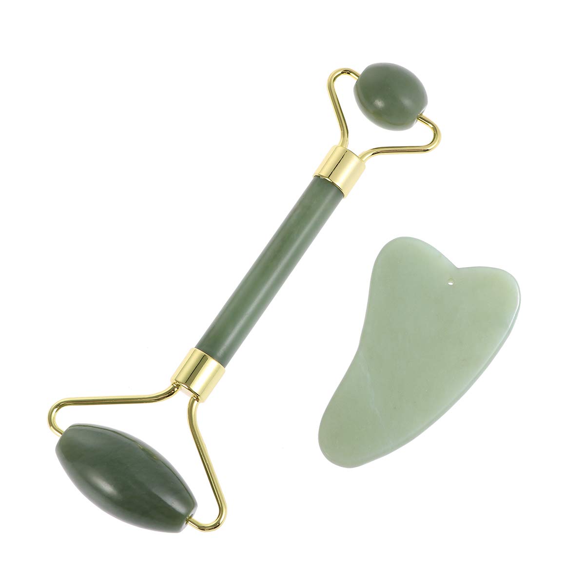 Gua Sha Facial Tools Guasha Tool Gua Sha Jade Stone for Face Skincare Facial Body Acupuncture Relieve Muscle Tensions Reduce Puf