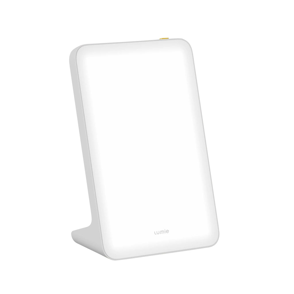 Lumie Mini Lamp - Portable Light Therapy - 10,000 Lux at 4.7 Inches - for Energy & Alertness Support - 9.5 x 6.3 Inches - Perfec